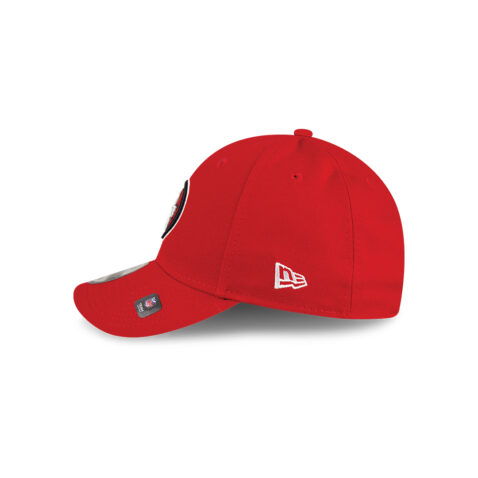 New Era 9Forty San Francisco 49ers Super Bowl LVIII Side Patch Adjustable Strapback Hat Red - Image 2