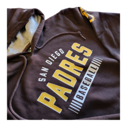 New Era San Diego Padres Team Basic Pullover Hoodie Brown Gold