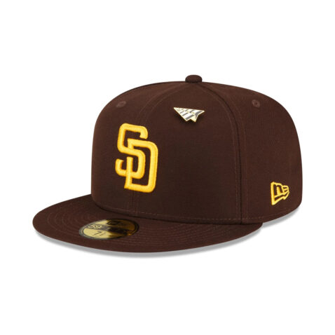 Paper Planes x New Era 59Fifty San Diego Padres Game Team Colors Fitted Hat Brown