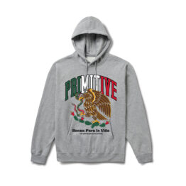 Primitive Collegiate Mexico HW Hood Pullover Heather Grey