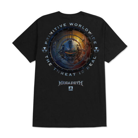 Primitive Threat Is Real Short Sleeve Tee Black - Image 2
