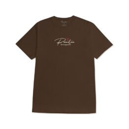 Primitive x Heartbreakers Club Adored Short Sleeve T-Shirt Brown