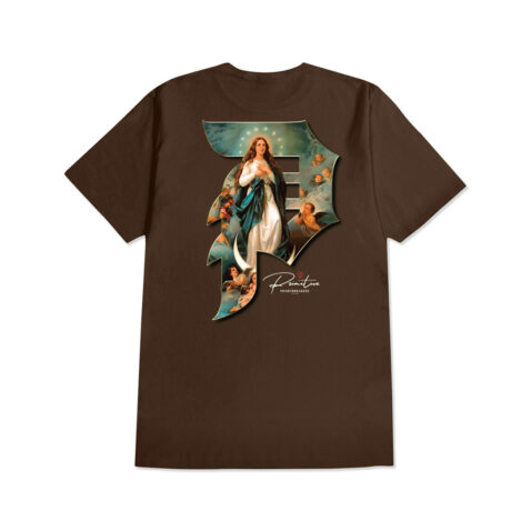 Primitive x Heartbreakers Club Adored Short Sleeve T-Shirt Brown