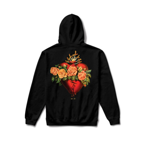 Primitive x Heartbreakers Club Sacred  Hood Pullover Black