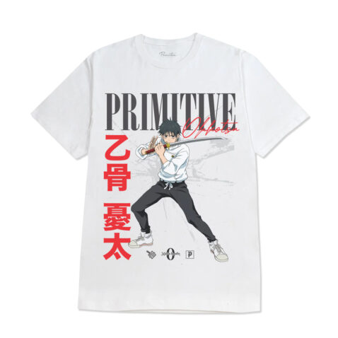 Primitive x Jujutsu Kaisen Yuta Short Sleeve T-Shirt White