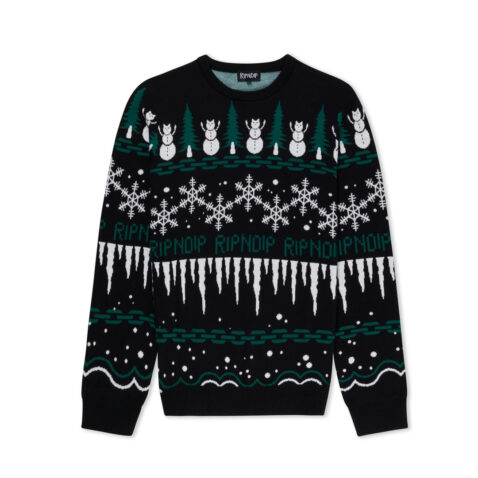 Ripndip HoHoHo Knit Sweater Black Ripndip HoHoHo Knit Sweater Black