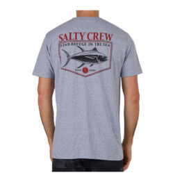 Salty Crew Angler Classic Short Sleeve T-Shirt Athletic Heather
