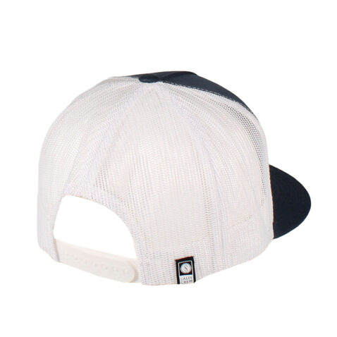 Salty Crew Angler Trucker Snapback Hat Navy White