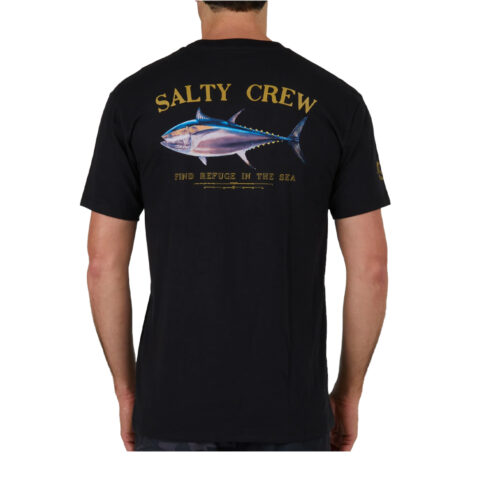 Salty Crew Big Blue Premium Short Sleeve T-Shirt Black - Image 2