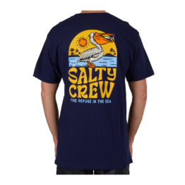 Salty Crew Seaside Classic Short Sleeve T-Shirt Navy