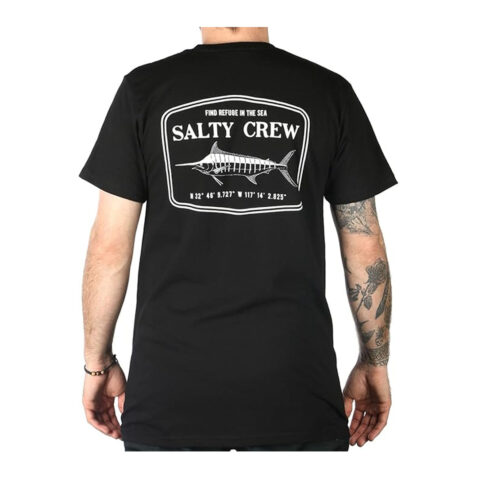 Salty Crew Stealth Classic  Short Sleeve T-Shirt Black - Image 2