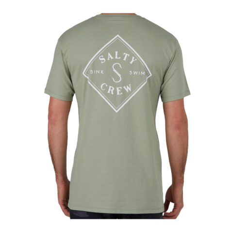 Salty Crew Tippet Premium Short Sleeve T-Shirt Dusty Sage