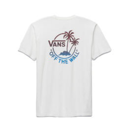 Vans Classic Mini Dual Palm II Short Sleeve T-Shirt Marshmallow Bitter Chocolate Mediterranean Blue