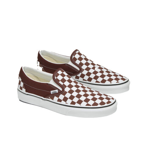 Vans Classic Slip-On Color Theory Checkerboard Bitter Chocolate Brown