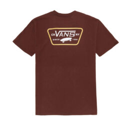 Vans Full Patch Back Short Sleeve T-Shirt Bitter Chocolate