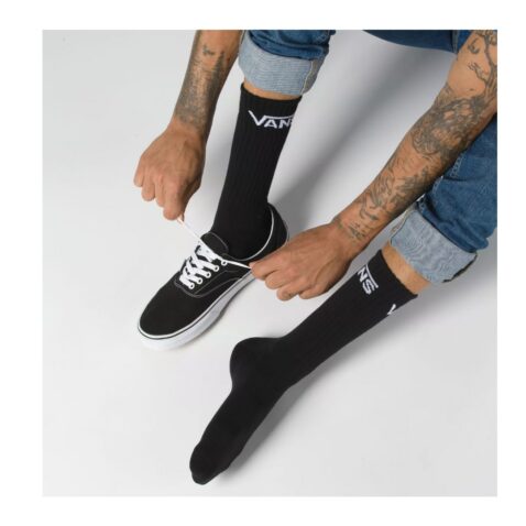 Vans Classic Crew Socks 3 Pack Black - Image 2