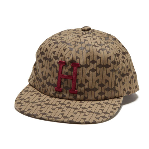 HUF Paradox Classic H 5 Panel Adjustable Snapback Hat Caramel