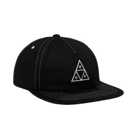 HUF Set TT Adjustable Snapback Hat Black White