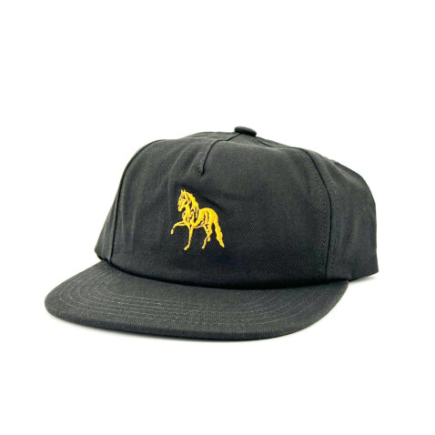 HUF Small Horse Snapback Black