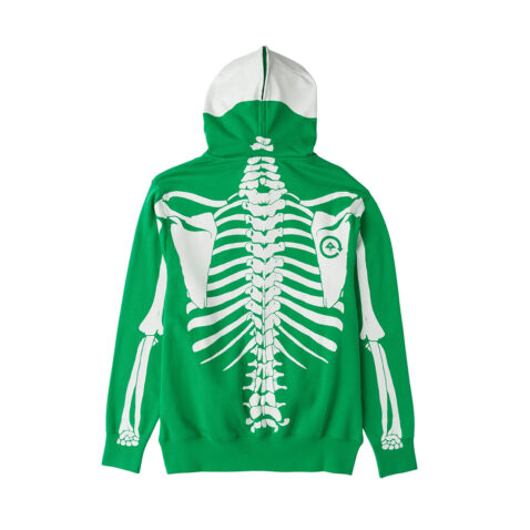 LRG x Carrots Dead Serious Full Zip Hoodie Kelly Green - Image 2