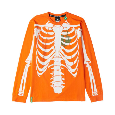 LRG x Carrots Serious Carrot Long Sleeve Knit Shirt Orange