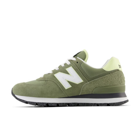 New Balance 574 Rugged  Shoe Green White
