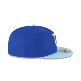 New Era 59Fifty Florida Marlins The Elements Water Fitted Hat Doscientos Blue Majestic Blue