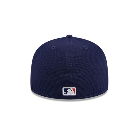 New Era 59Fifty Houston Astros Batting Practice 2024 Fitted Hat Blue Gradient Orange