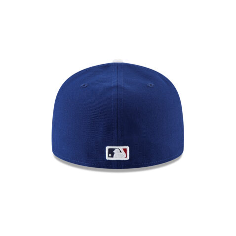 New Era 59Fifty Los Angeles Dodgers 2024 Seoul Series On Field Game Fitted Hat Dark Royal Blue
