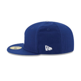 New Era 59Fifty Los Angeles Dodgers 2024 Seoul Series On Field Game Fitted Hat Dark Royal Blue