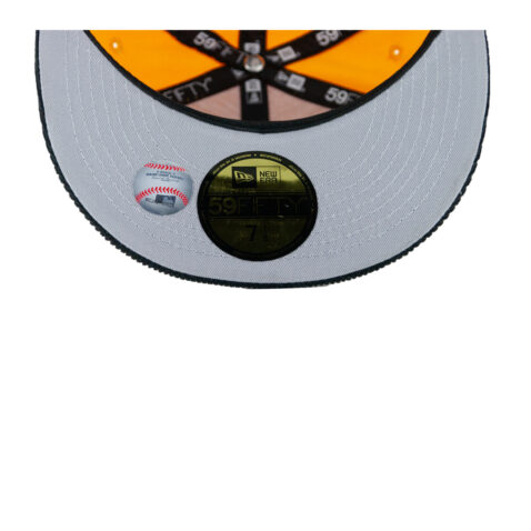 New Era 59Fifty San Diego Padres Aux Pack Track 1 Fitted Hat Gold White Black - Image 7
