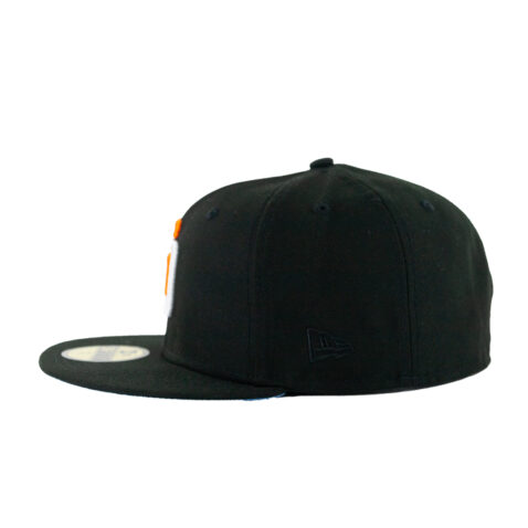 New Era 59Fifty San Diego Padres Aux Pack Track 3 Fitted Hat Black Rust Orange White