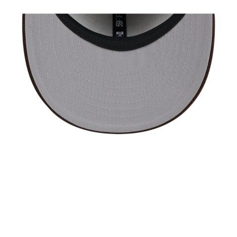 New Era 59Fifty San Diego Padres Batting Practice Fitted Hat Burnt Wood Brown Stone - Image 7