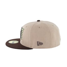 New Era 59Fifty San Diego Padres Freedom Fitted Hat Khaki Black Olive Green