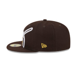 New Era 59Fifty San Diego Padres Game Day Oversize Fitted Hat Brown