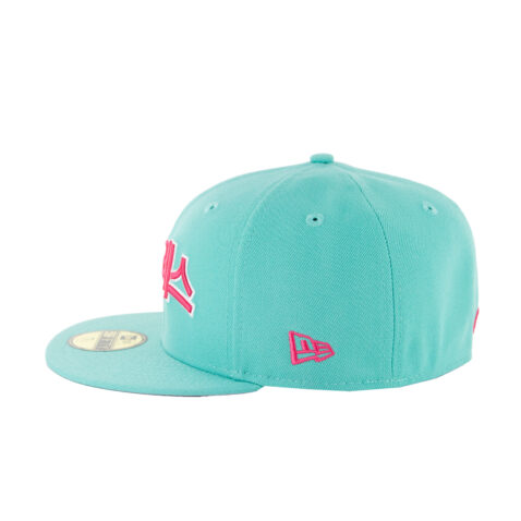 New Era 59Fifty San Diego Padres Hangul City Connect Fitted Hat Clear Mint Pink - Image 2