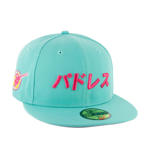 New Era 59Fifty San Diego Padres Katakana City Connect Fitted Hat Clear Mint Pink
