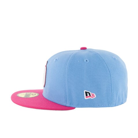 New Era 59Fifty San Diego Padres Mexico Fitted Hat Doscientos Blue Pink - Image 2
