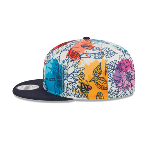 New Era 9Fifty LA Angels of Anaheim Spring 2024 Adjustable Snapback Hat Multicolor Brown - Image 2