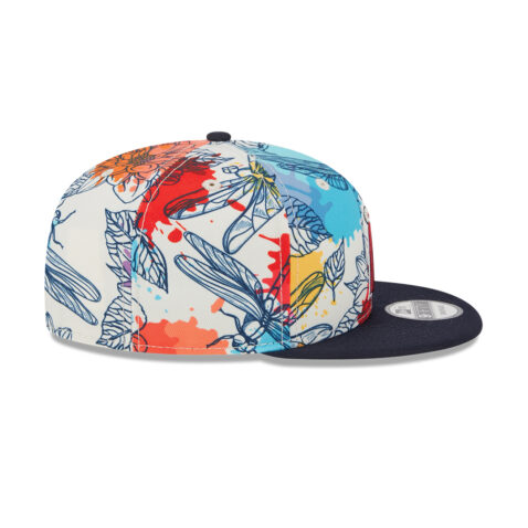 New Era 9Fifty LA Angels of Anaheim Spring 2024 Adjustable Snapback Hat Multicolor Brown - Image 5