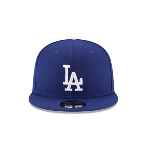 New Era 9Fifty Los Angeles Dodgers 2024 Seoul Series On Field Game Adjustable Snapback Hat Dark Royal Blue