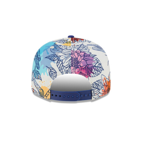 New Era 9Fifty Los Angeles Dodgers Spring 2024 Adjustable Snapback Hat Multicolor Brown - Image 6