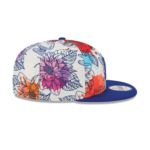 New Era 9Fifty Los Angeles Dodgers Spring 2024 Adjustable Snapback Hat Multicolor Brown - Image 5