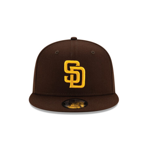 New Era 9Fifty San Diego Padres 2024 Seoul Series On Field Game Adjustable Snapback Hat Brown - Image 3