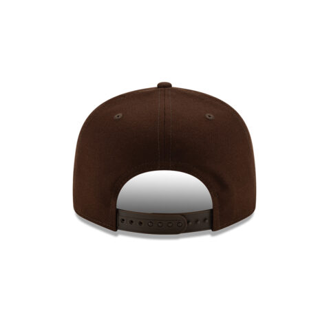 New Era 9Fifty San Diego Padres 2024 Seoul Series On Field Game Adjustable Snapback Hat Brown - Image 6