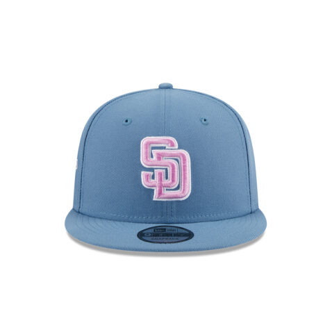 New Era 9Fifty San Diego Padres Color Pack Adjustable Snapback Hat Light Blue Pink