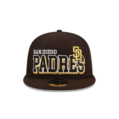 New Era 9Fifty San Diego Padres Game Day Adjustable Snapback Hat Brown