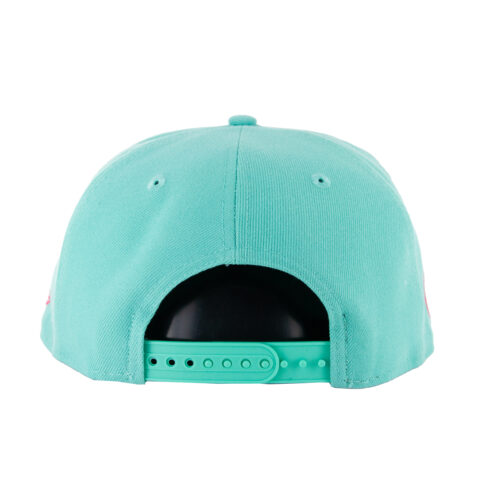 New Era 9Fifty San Diego Padres Katakana City Connect Adjustable Snapback Hat Clear Mint Pink - Image 6