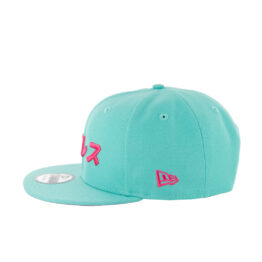 New Era 9Fifty San Diego Padres Katakana City Connect Adjustable Snapback Hat Clear Mint Pink