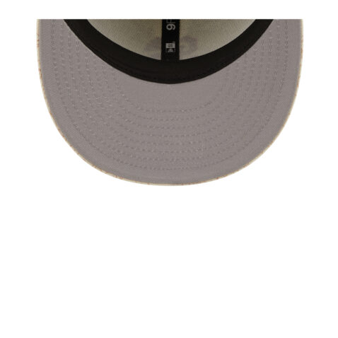 New Era 9Fifty San Francisco Giants Leaf Adjustable Snapback Hat Chrome White Brown